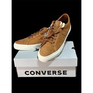 Converse One Star Pro Nubuck Warm Tan & Egret Skate Shoe NIB Womens 10